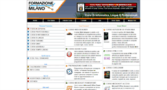 Desktop Screenshot of formazione-milano.net