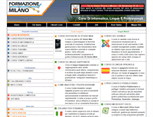 Tablet Screenshot of formazione-milano.net